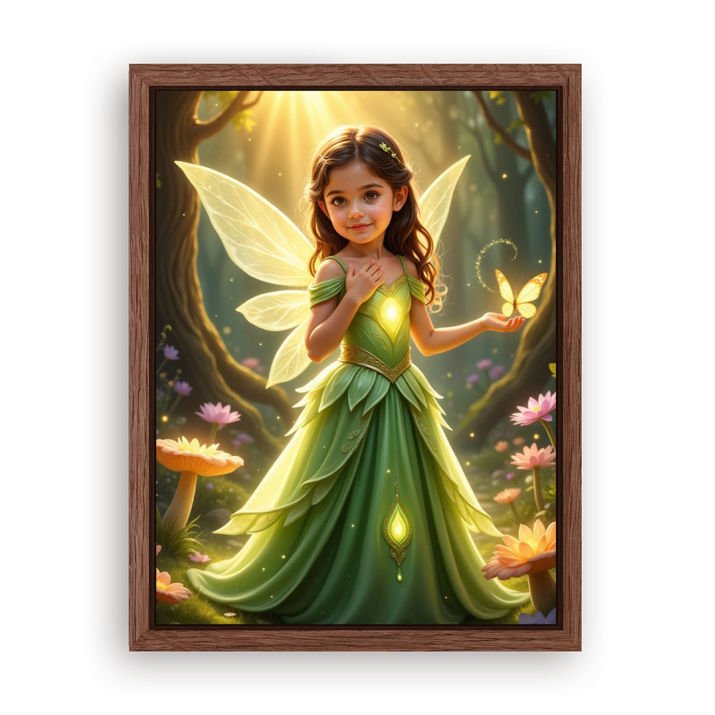 Save 33% When You Add A Frame To Your 12x16 'The Tinker Glow' Canvas Now