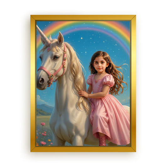 Save 33% When You Add A Frame To Your 12x16 'The Dreamland Fantasy' Canvas Now