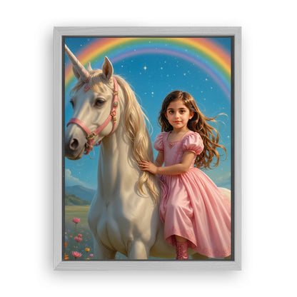 Save 33% When You Add A Frame To Your 18x24 'The Dreamland Fantasy' Canvas Now