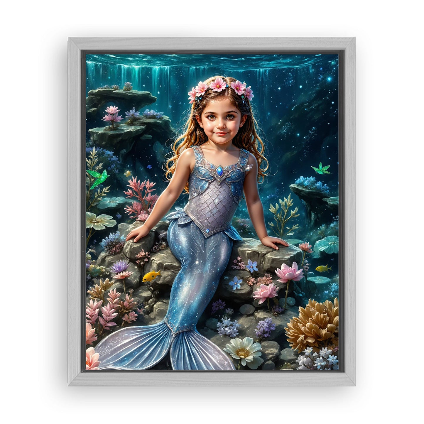 Save 33% When You Add A Frame To Your 16x20 'The Coral Princess' Canvas Now