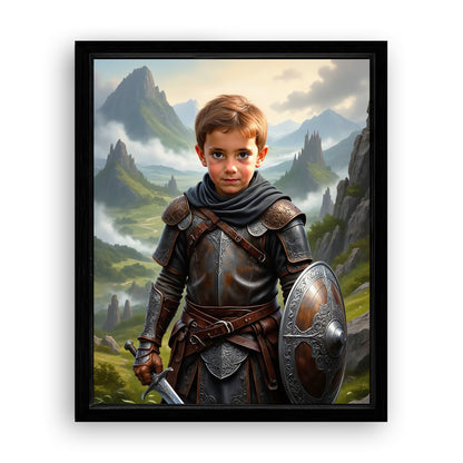 Make Your 10x08 Inches 'The Celtic Chieftain' Canvas Even More Special, Add a Beautiful Premium Frame & Make It Truly Gift-Ready!