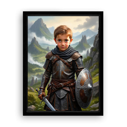 Make Your 12x16 Inches 'The Celtic Chieftain' Canvas Even More Special, Add a Beautiful Premium Frame & Make It Truly Gift-Ready!