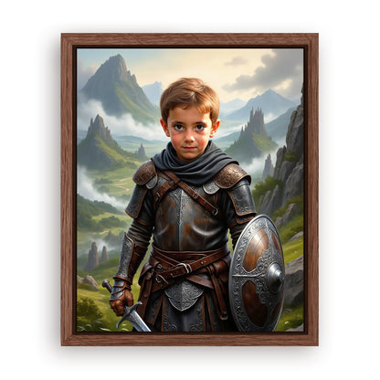 Make Your 10x08 Inches 'The Celtic Chieftain' Canvas Even More Special, Add a Beautiful Premium Frame & Make It Truly Gift-Ready!