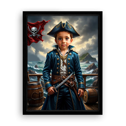 Make Your 18x24 Inches 'The Daring Pirate Captain' Canvas Even More Special, Add a Beautiful Premium Frame & Make It Truly Gift-Ready!
