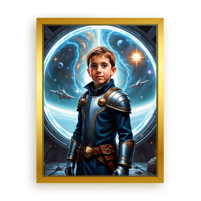 Make Your 12x16 Inches 'The Galactic Admiral' Canvas Even More Special, Add a Beautiful Premium Frame & Make It Truly Gift-Ready!