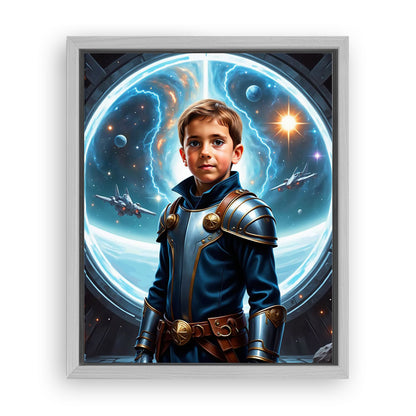 Make Your 16x20 Inches 'The Galactic Admiral' Canvas Even More Special, Add a Beautiful Premium Frame & Make It Truly Gift-Ready!