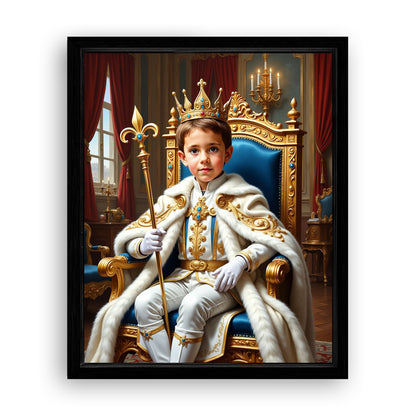 Save 33% When You Add A Frame To Your 16x20 'The Young Prince' Canvas Now