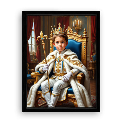 Save 33% When You Add A Frame To Your 12x16 'The Young Prince' Canvas Now