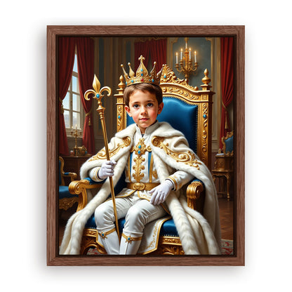 Save 33% When You Add A Frame To Your 16x20 'The Young Prince' Canvas Now