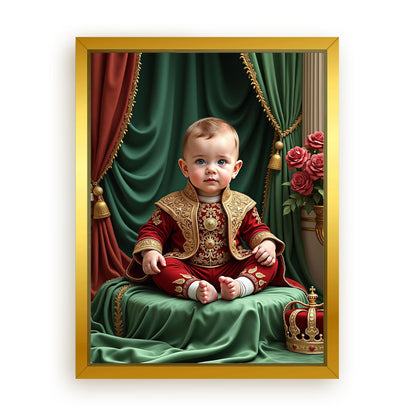 Save 33% When You Add A Frame To Your 12x16 'The Royal Baby' Canvas Now
