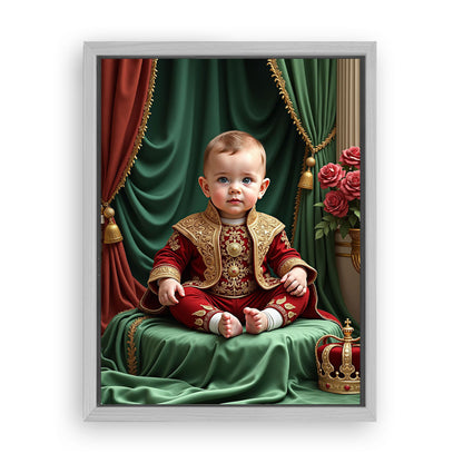 Save 33% When You Add A Frame To Your 12x16 'The Royal Baby' Canvas Now