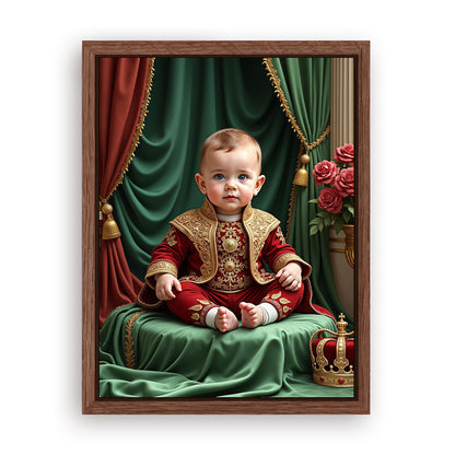 Save 33% When You Add A Frame To Your 18x24 'The Royal Baby' Canvas Now