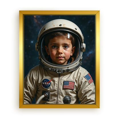 Save 33% When You Add A Frame To Your 10x08 'The Next Astronaut' Canvas Now
