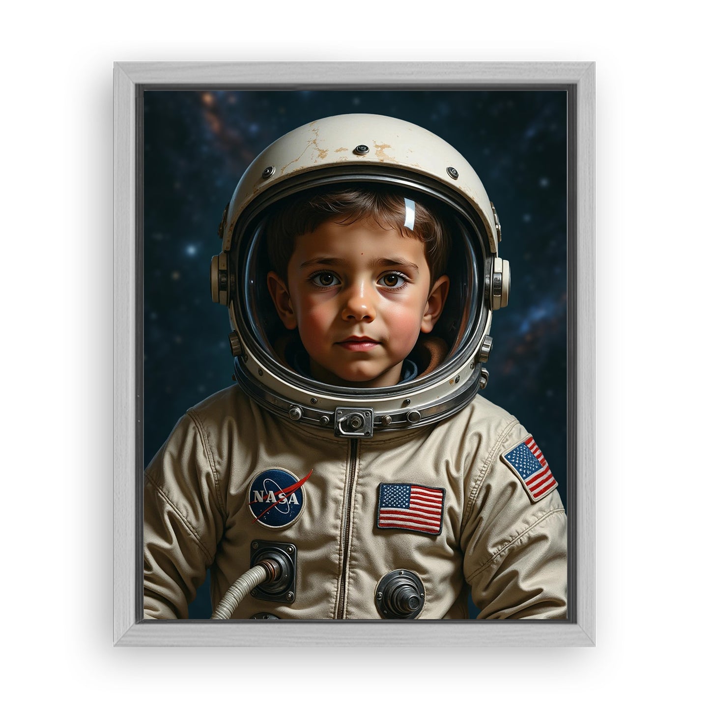 Save 33% When You Add A Frame To Your 10x08 'The Next Astronaut' Canvas Now