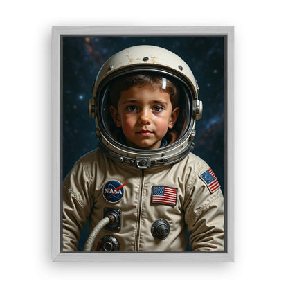 Save 33% When You Add A Frame To Your 18x24 'The Next Astronaut' Canvas Now