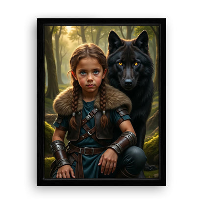 Save 33% When You Add A Frame To Your 12x16 'The Beast Brother' Canvas Now