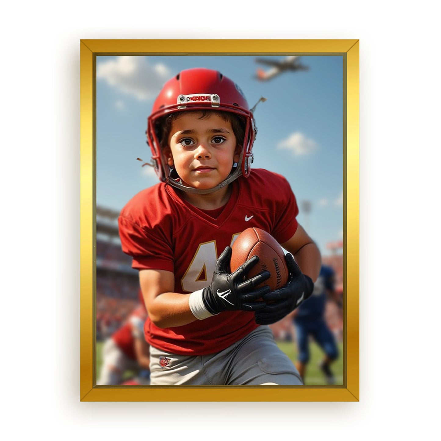 Save 33% When You Add A Frame To Your 18x24 'The NFL Player' Canvas Now