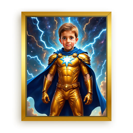 Make Your 16x20 Inches 'The Golden Comet' Canvas Even More Special, Add a Beautiful Premium Frame & Make It Truly Gift-Ready!