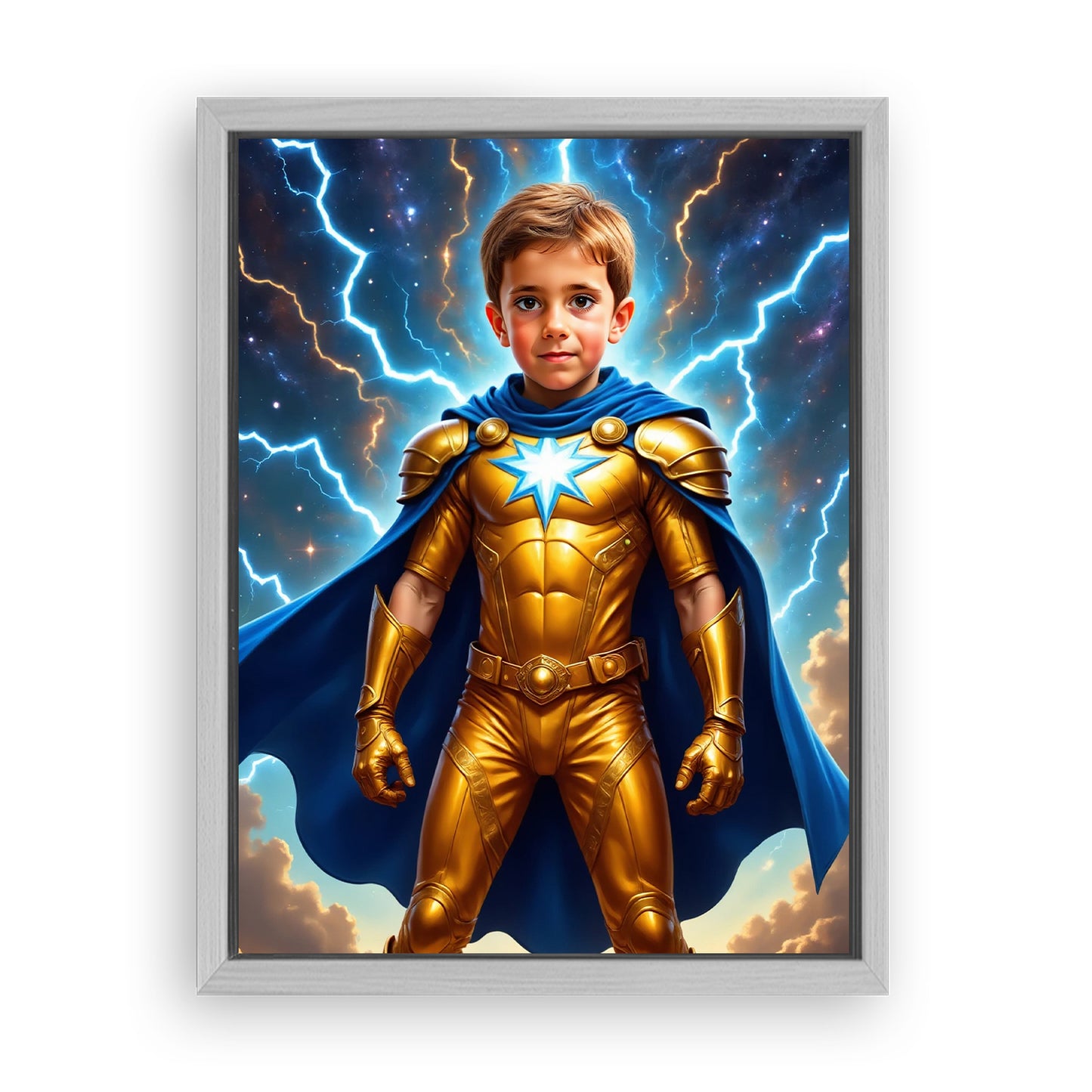 Make Your 12x16 Inches 'The Golden Comet' Canvas Even More Special, Add a Beautiful Premium Frame & Make It Truly Gift-Ready!