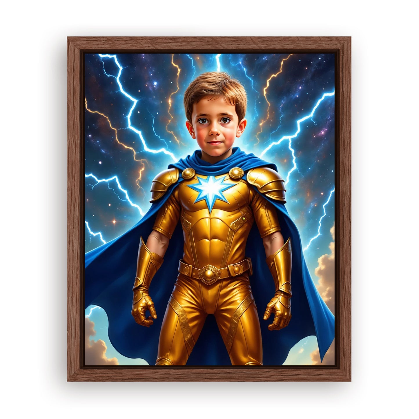 Make Your 10x08 Inches 'The Golden Comet' Canvas Even More Special, Add a Beautiful Premium Frame & Make It Truly Gift-Ready!