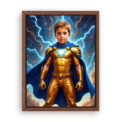 Make Your 12x16 Inches 'The Golden Comet' Canvas Even More Special, Add a Beautiful Premium Frame & Make It Truly Gift-Ready!