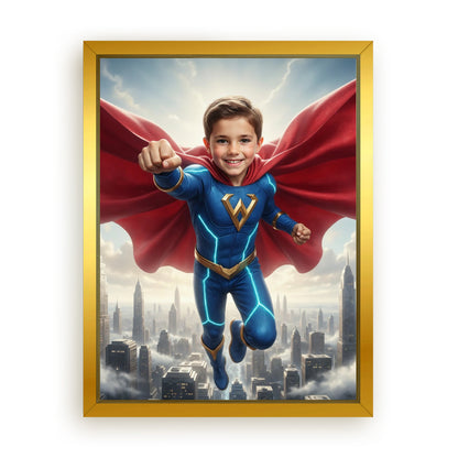 Make Your 12x16 Inches 'The Super Sentinel' Canvas Even More Special, Add a Beautiful Premium Frame & Make It Truly Gift-Ready!