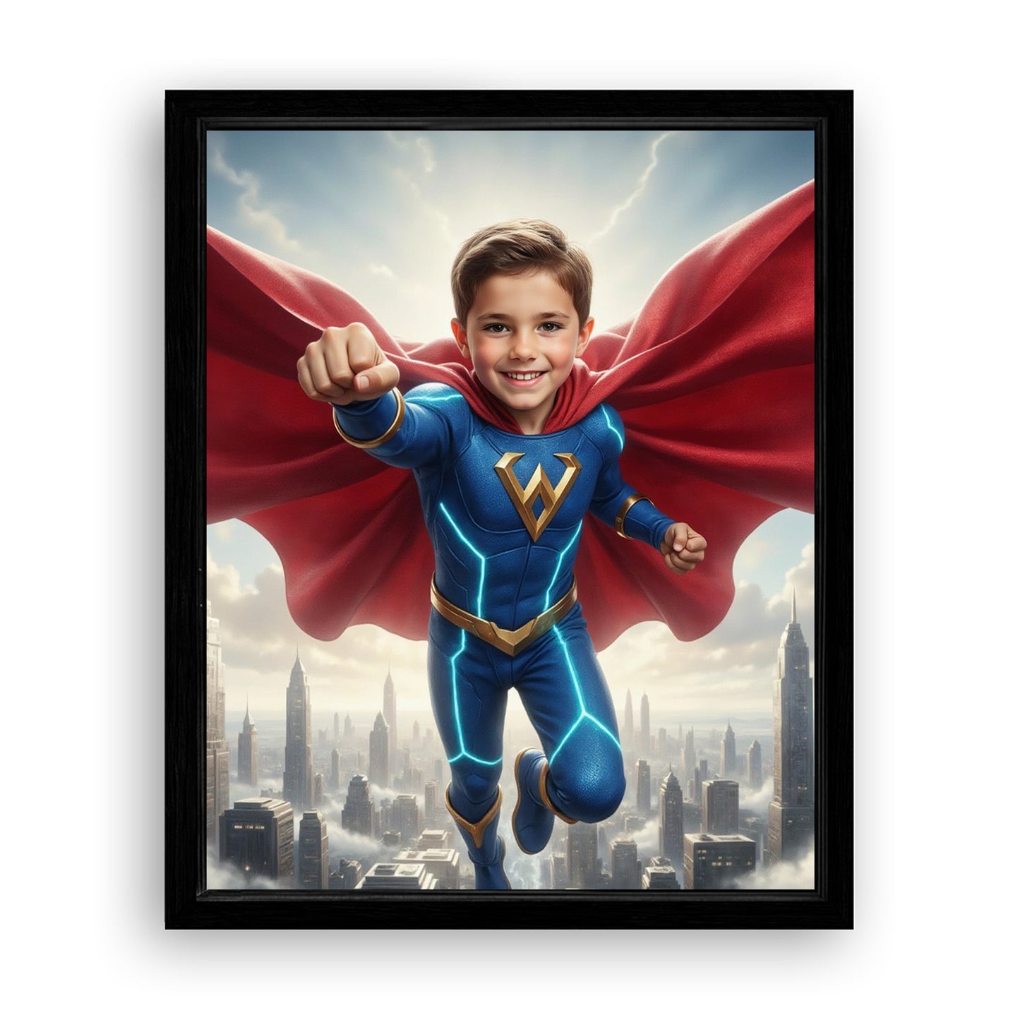 Make Your 10x08 Inches 'The Super Sentinel' Canvas Even More Special, Add a Beautiful Premium Frame & Make It Truly Gift-Ready!