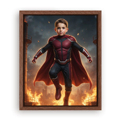 Save 33% When You Add A Frame To Your 10x08 'The Brave Flame' Canvas Now