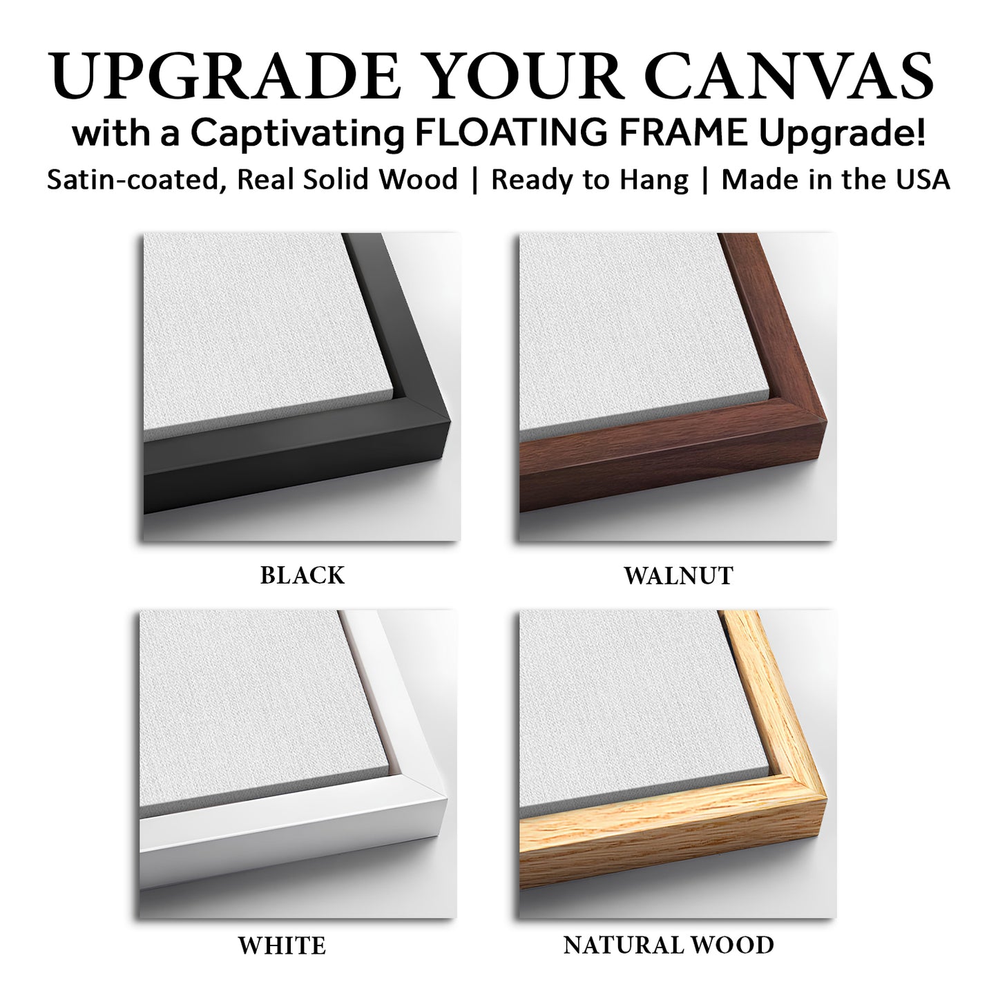 Save 33% When You Add A Frame To Your 8x10 Canvases Now