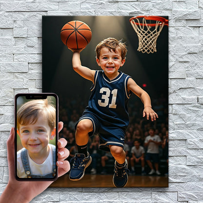 Le joueur de basket-ball