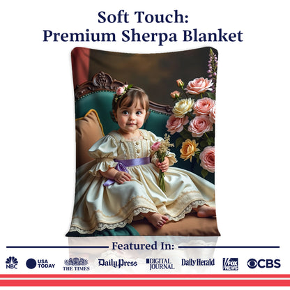 The Little Girl with Flowers