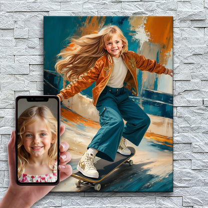 The Skater in Motion