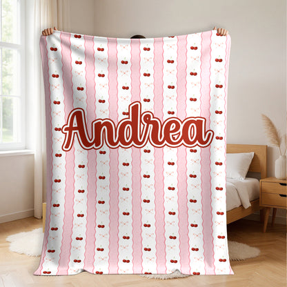 Personalized Cherry Ribbon