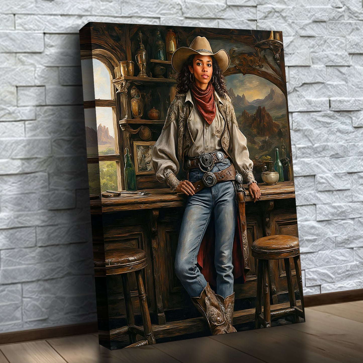 The Cowgirl in Bar