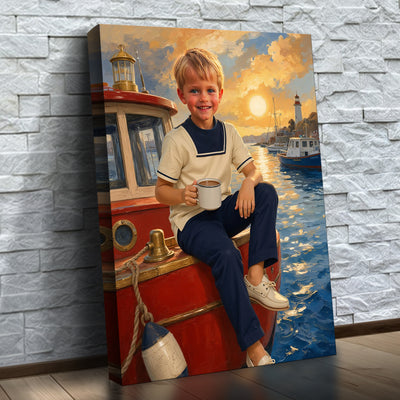 The Little Captain at Sea