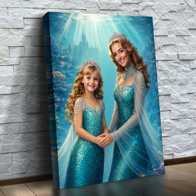 The Mermaid Royalties in Sea Kingdom