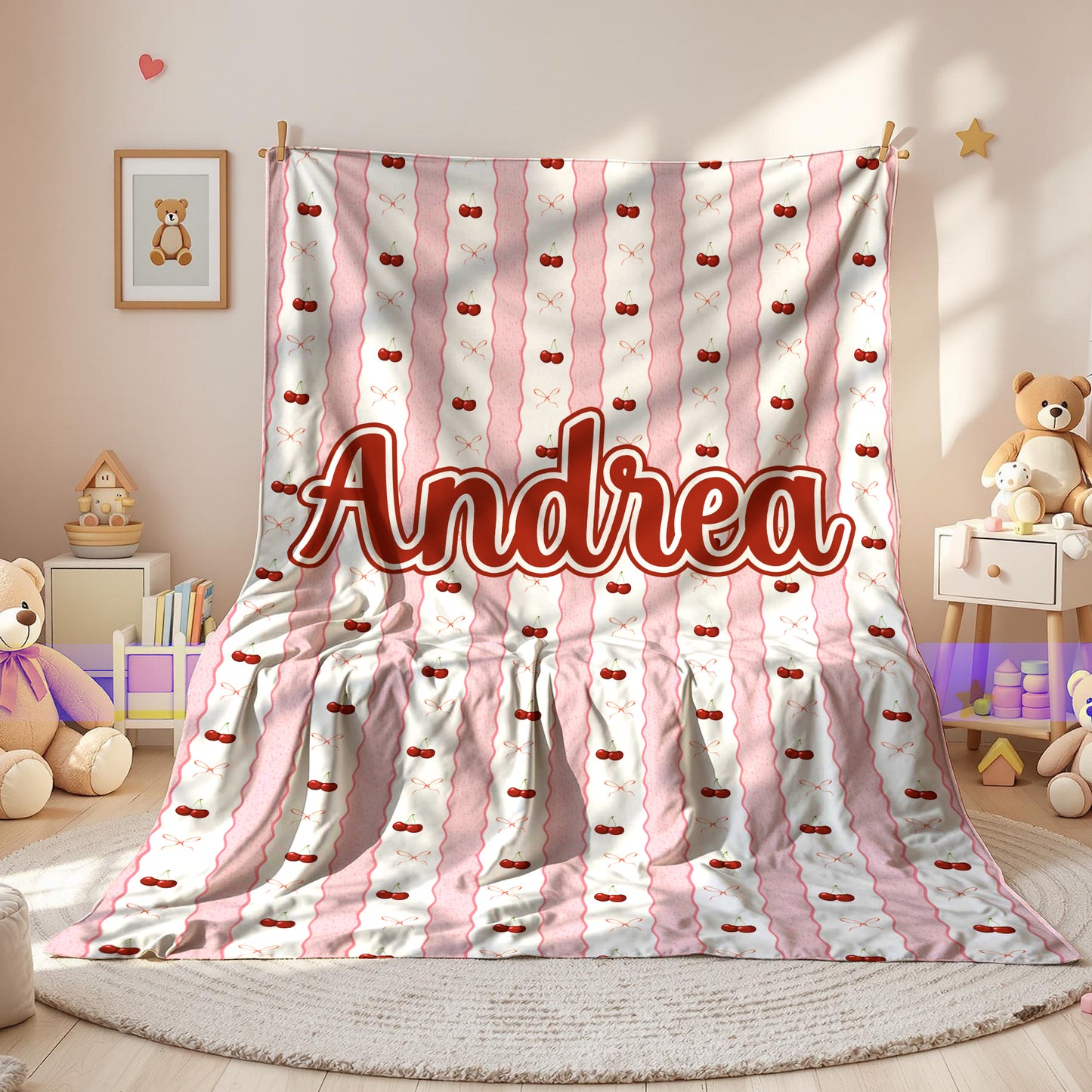 Personalized Cherry Ribbon