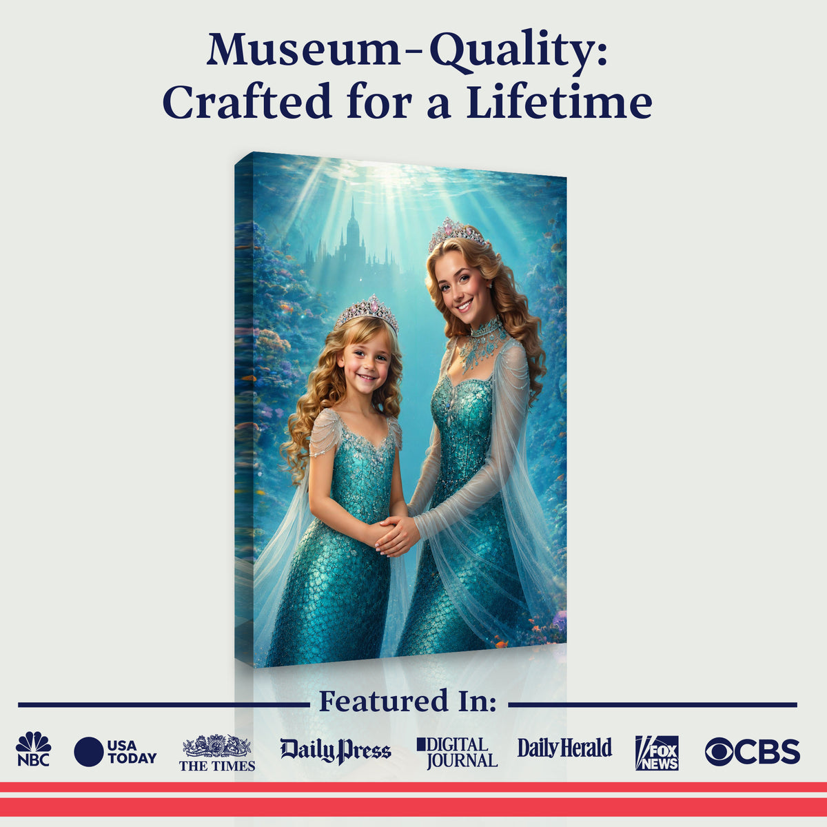 The Mermaid Royalties in Sea Kingdom