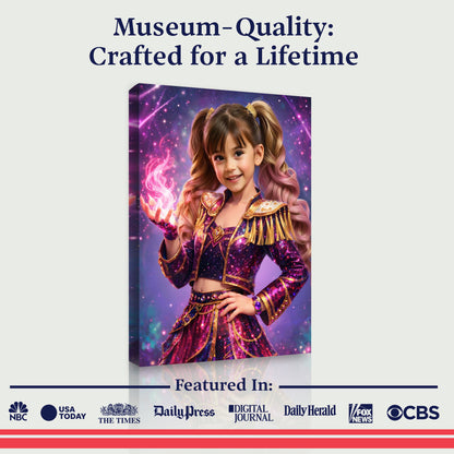 D'Galaxie-Einhornprinzessin