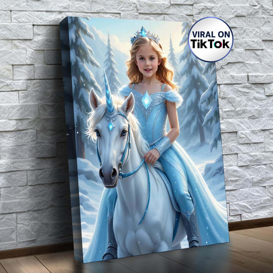 La princesse et la licorne des glaces