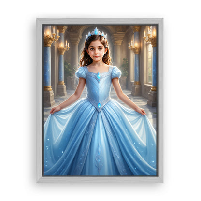 Save 33% When You Add A Frame To Your 18x24 'The Cinderella’s Grand Ballroom' Canvas Now