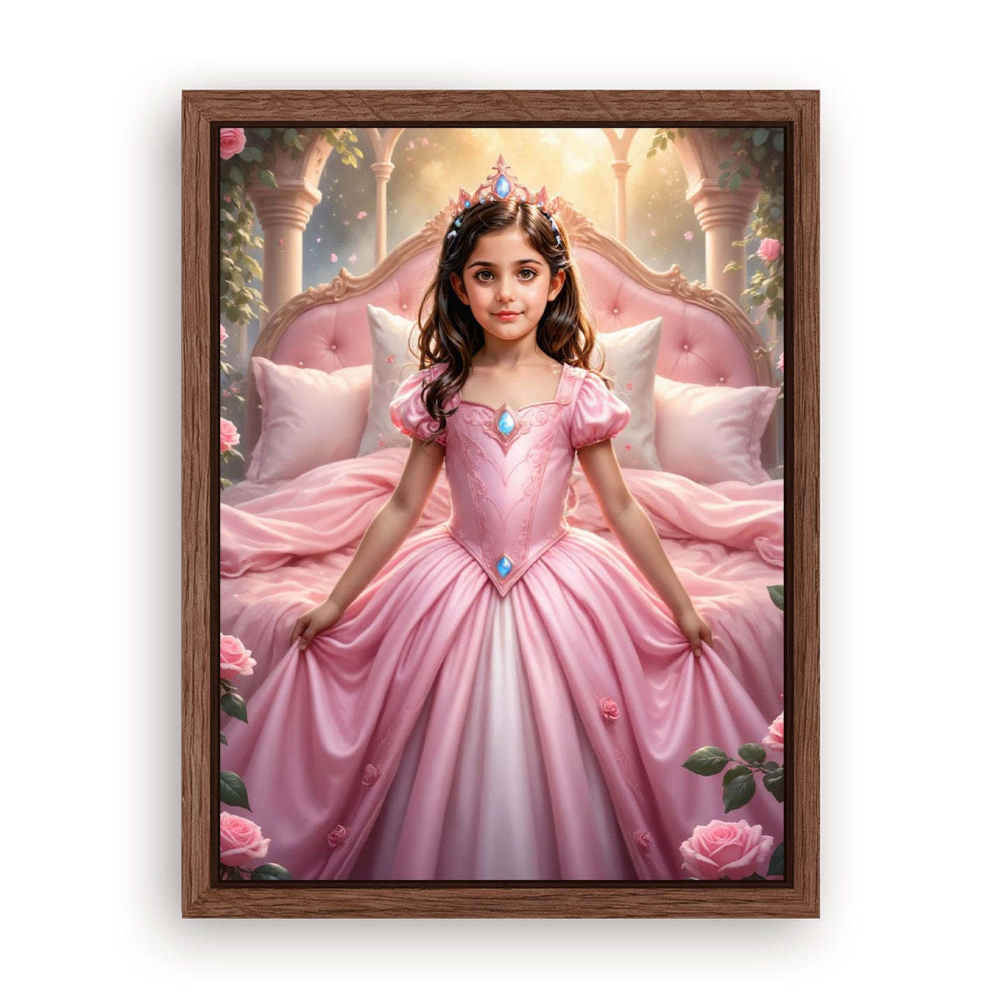 Save 33% When You Add A Frame To Your 18x24 'The Sleeping Beauty’s Enchanted Slumber' Canvas Now