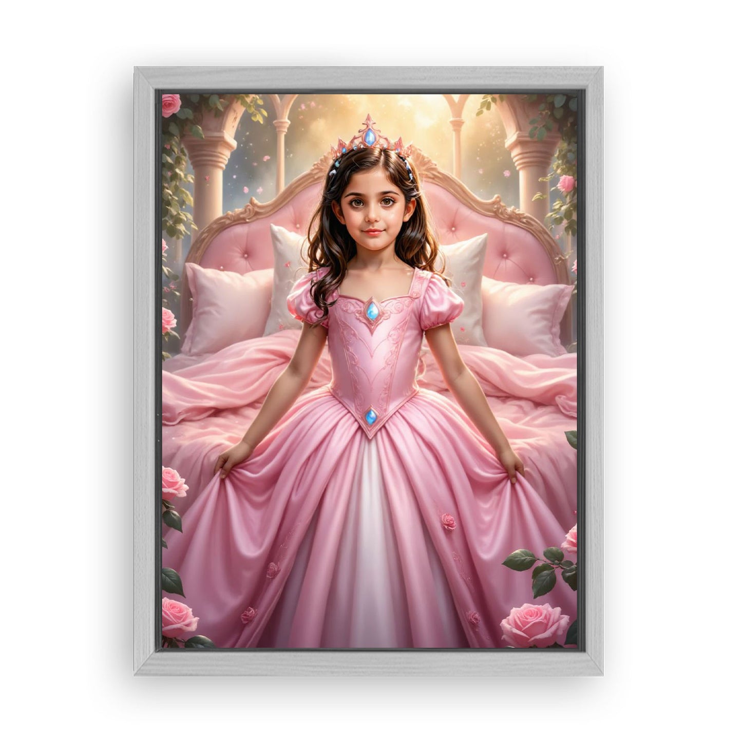 Save 40% When You Add A Frame To Your 12x16 'The Sleeping Beauty’s Enchanted Slumber' Canvas Now